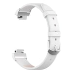 Fitbit Inspire / Inspire HR klockband av läder - Vit