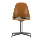 Vitra - Eames Fiberglass Side Chair La Fonda Ochre, Limited Edition - Matstolar - Charles & Ray Eames,Alexander Girard - Brun - Glas/Metall