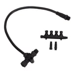 For NMEA 2000 T-Male Backbone Cable 4 Ports Tee Connector Terminator Set for