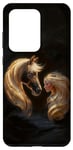 Coque pour Galaxy S20 Ultra Cheval et fille élégant mystique fantaisie graphique conte de fées