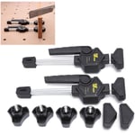 Kingso - 2PCS rapide dégagement à cliquet vitesse presser le bois pince pince Kit épandeur Gadget outil bricolage Hasaki