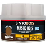 Mastic polyester Sinto bois grain fin pour un travail de précision coloris chêne clair pot de 570g + 30g de durcisseur Sinto