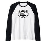 Utah Bear Wildlife Park Raglan Baseball Tee