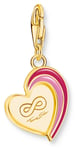 Thomas Sabo 2117-427-10 Ladies Gold-Plated Charm Pendant In Jewellery