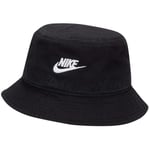 NIKE FB5381-010 U NK APEX Bucket SQ FUT WSH L Hat Unisex Adult Black/White Size S