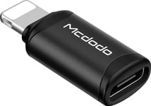 Usb-C To Lightning Adapter, Mcdodo Ot-7680 (Black)