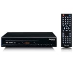 Lecteur DVD Lenco DVD-120BK- Connexion HDMI et SCART - Lecture USB - MP3,MPG,MPEG4,AVI - sortie audio et vidéo - télécommande - compact- noir