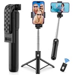 colorlizard Phone Tripod Selfie Stick Tripod for iphone,Bluetooth Remote Selfie Stick Compatible with iPhone, GoPro, Samsung, Android