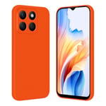 Tveinan Phone Case for Honor X6b Case, Ultra Slim Thin Soft Silicone Cover for Honor X6b 4G, Flexible TPU Shell Shockproof Case for Honor X6b, Orange