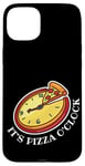 Coque pour iPhone 15 Plus Horloge Pizza Temps Mangez Plus De Pizza Fun Horloge