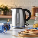 Russell Hobbs Brushed Stainless Steel 1.7L Quiet Boil Kettle