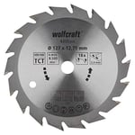 wolfcraft TC Circular Hand Saw Blade, Green Series I 6355000 I Fast, Medium-coarse cuts