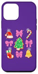 iPhone 12 mini Bow Christmas Coquette Aesthetic Christmas Tree Pajama Case