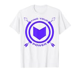 Marvel Hawkeye Find Your Power Simple Logo T-Shirt