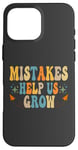 Coque pour iPhone 16 Pro Max Groovy Growth Mindset Positive Retro Teachers Retournent à l'école