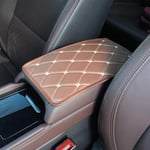 XLTWKK Tapis d'accoudoir de Voiture boîte de Rangement Automatique Repose-Bras Coussin de Coussin, pour Honda Everus Clarity Civic Accord Urban FCX ​​Brio 3R-C