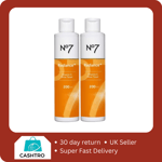 2 X No7 Radiance+ Vitamin C Glow Toner 200ml Brightens & Pore Minimiser