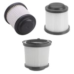3 Pleated Filters for Black & Decker Dustbuster Pivot Cordless Handheld Vacuums