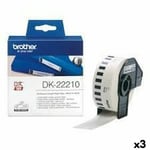 Continuous Paper for Printers Brother DK-22210 White 29 mm x 30,48 m Black Bl