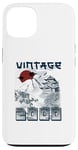 Coque pour iPhone 13 Anniversaire 24 Ans Pour Homme Femme Rétro Vintage 2000 Japon