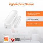 Tuya APP Smart Door Sensor 2.4GHz Wireless ZigBee Door Detectors for Home Office