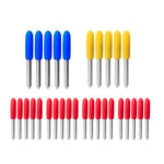 30Pcs set 1 set Roland Cricut Lame De Traceur 30/45/60 Degré Couteau Fraise Lames De Coupeur De Vinyle Offset De Rechange De Couteau Outil de Sculpture ""Nipseyteko