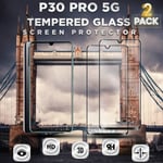 2-Pack Huawei P30 Pro 5G - Härdat Glas 9H – Super kvalitet 3D  Skärmskydd