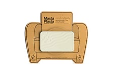 MastaPlasta Self-Adhesive Premium Leather Repair Patch - Ivory Flag 10cm x 6cm (4in x 2.4in). First-Aid for Sofas, Car Seats, Handbags, Jackets