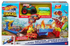 Mattel Hot Wheels Monster Trucks Set - Blast Station (HFB12)