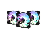 Zalman Zm-If120 3Pack+ Zm-4Palc Controller 120Mm Milky White Argb Fan Infinity Effect, Fan, 12 Cm, 1200 Rpm, 21 Db, 55,2 Cfm, Svart