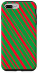 Coque pour iPhone 7 Plus/8 Plus Papier cadeau de Noël vintage Motif sucre d'orge