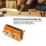 Self Centering Dowel Jig Kit Fit 1/4 3/8 5/16 7/16 1/2 Inch Bit Straight Hole