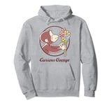 Curious George Flower Bouquet Poster Pullover Hoodie