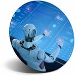 Awesome Fridge Magnet - Robot Modern Gaming Tech Cool Gift #12905