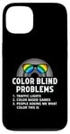 Coque pour iPhone 13 Color Blind Problems Lunettes de test de cécité Arc-en-ciel