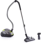 Daewoo Tornado Compact Bagged Vacuum Cleaner Mobile Easy Carry Handle & Wheels