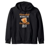 Marmalade Because Life Needs a Little Zest Marmalade Zip Hoodie