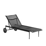 Knoll - 1966 Adjustable Chaise Lounge, Svart (Onyx)