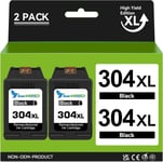 304XL Cartouche Encre pour HP 304 XL Noir pour HP Envy 5000 5010 5020 5030 5032 Deskjet 2620 2622 2630 2632 2633 2634 3700 3720 3730 3733 3735 3750 3760 3762 3764 Imprimante