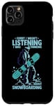 Coque pour iPhone 11 Pro Max Snowboard, sports, équitation, snowboard, compétition