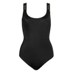 Calvin Klein Pure Swim One Piece Svart X-Large Dame