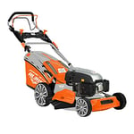 RURIS POWER FOR NATURE Tondeuse à Gazon Thermique 5 en 1 Mulching 5,7 CV 196cc RX500S, Orange