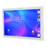 10 tuuman tabletti 8 ydintä prosessori 8 Gt 256 Gt 2.4G 5G WIFI Android 11 8MP 13MP 1920x1200 IPS 8800mAh Silver Tablet 100?240V EU Plug