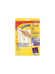 Avery L4770 - transparent address labels - 1000 pcs. - 25.4 x 45.7 mm