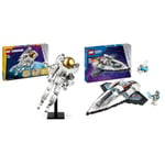 LEGO Creator 3in1 Space Astronaut Toy to Dog Figure to Viper Jet Model Kit, Educational Set & City Interstellar Spaceship Toy Set, Outer Space Building Toys for 6 Plus Year Old