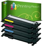 Pack 4 Toner Laser Compatible pour Samsung Xpress C410W SL-C460W SL-C460FW SL-C467W CLP-360 CLP-360N CLP-365 CLP-365W CLP-368 CLX-3300 CLX-3305 CLX-3305FN CLX-3305N CLX-3305W CLX-3305FN.[G1542]