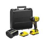 Visseuse a impacts Stanley fatmax V20 - SFMCF810D2K-QW - 170 Nm Brushless - Lithium 18V - 2 Batteries 2Ah