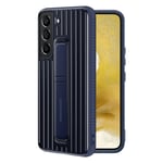 Coque Samsung S22 Plus Béquille Original Protective Standing Cover Bleu nuit