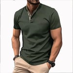 Polo Homme Uni De Sport Golf Tennis Manche Courte Fit Grande Vêtements Masculin Wx10