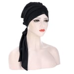 Kvinnor Turban Håravfall Hatt black